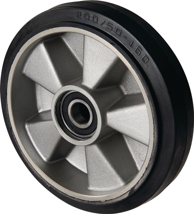 PFAFF Lenkrad Vollgummi Naben-L. 43 mm Rad-B. 50 mm