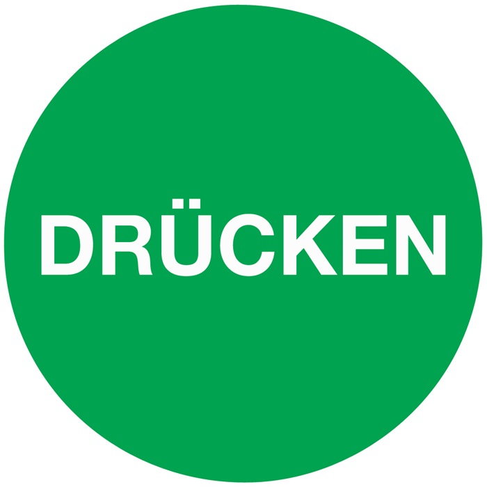 Türaufkleber Ø 50 mmLxB - Vorteilspack