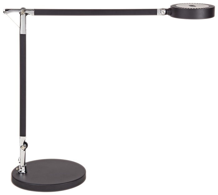 MAUL Schreibtischleuchte Alu.schwarz H.46,6cm Standfuß LED MAUL