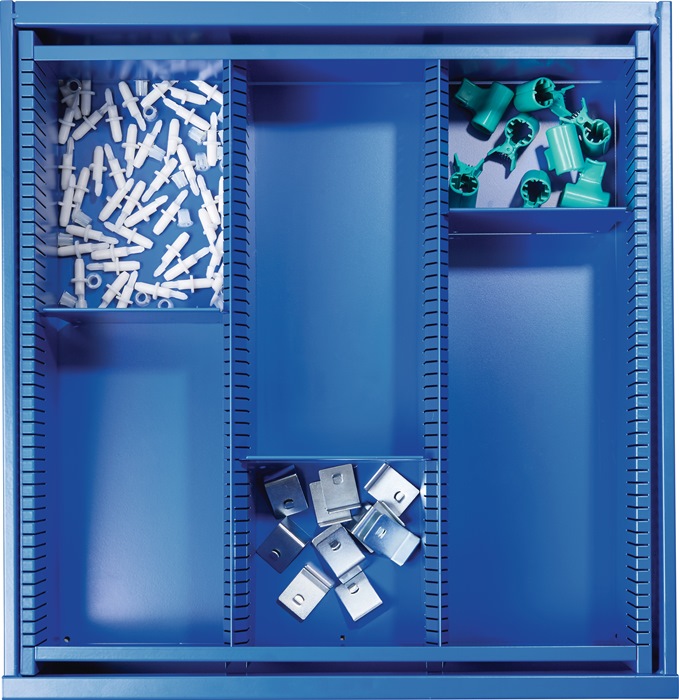 Schubladenunterteilungsmaterial Fronthöhe 140 mm