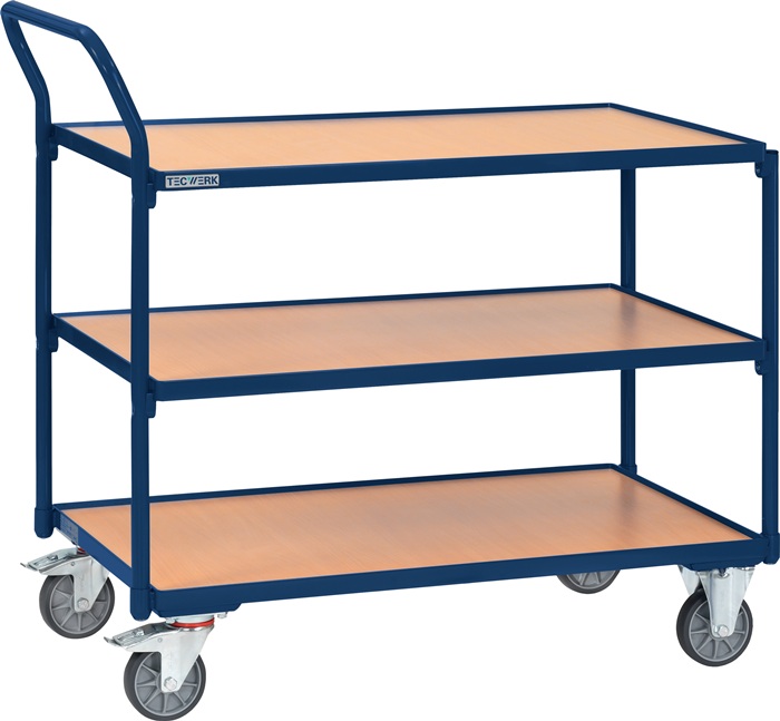 TECWERK Tischwagen 3 Ladeflächen L1000xB600mm