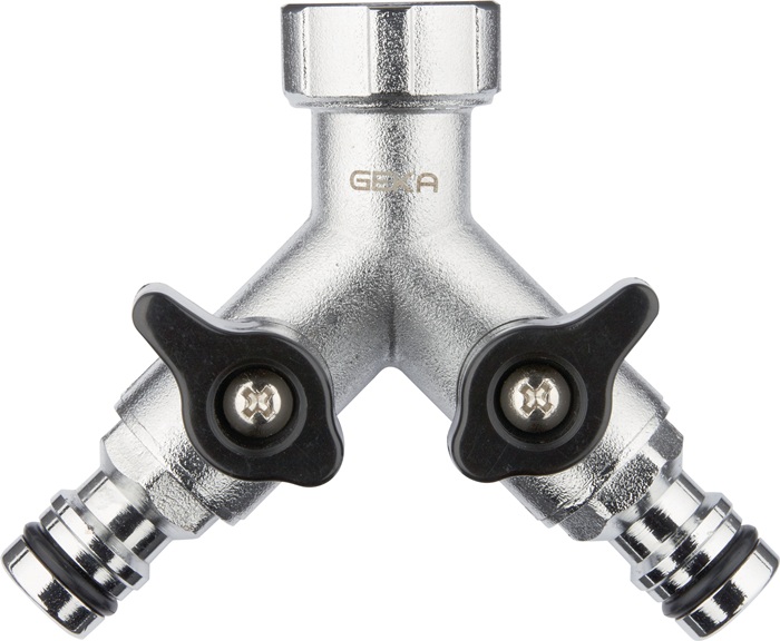 GEKA Zweiwegeventil Messing verchromt IG 3/4 ″ - Vorteilspack