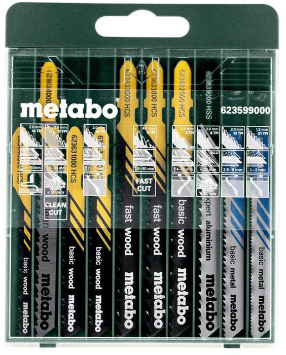METABO Stichsägeblattsortiment 10teilig