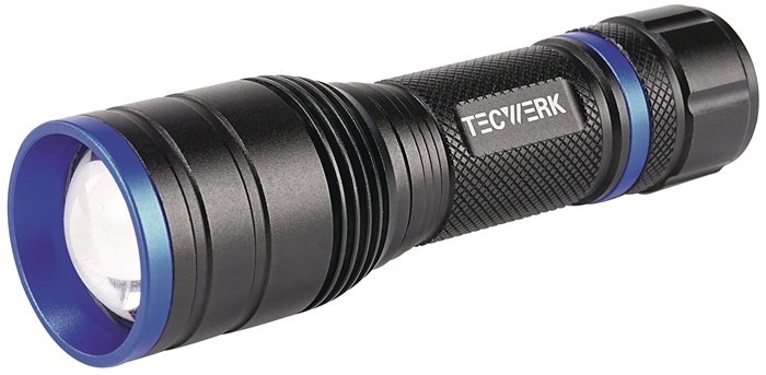 TECWERK LED-Taschenlampe 150-500 lm