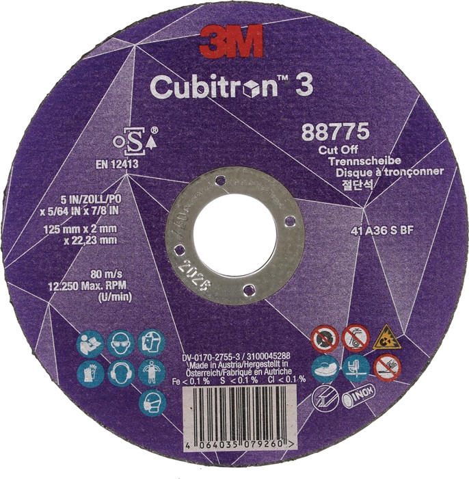 3M Trennscheibe D125x2mm gerade - Vorteilspack