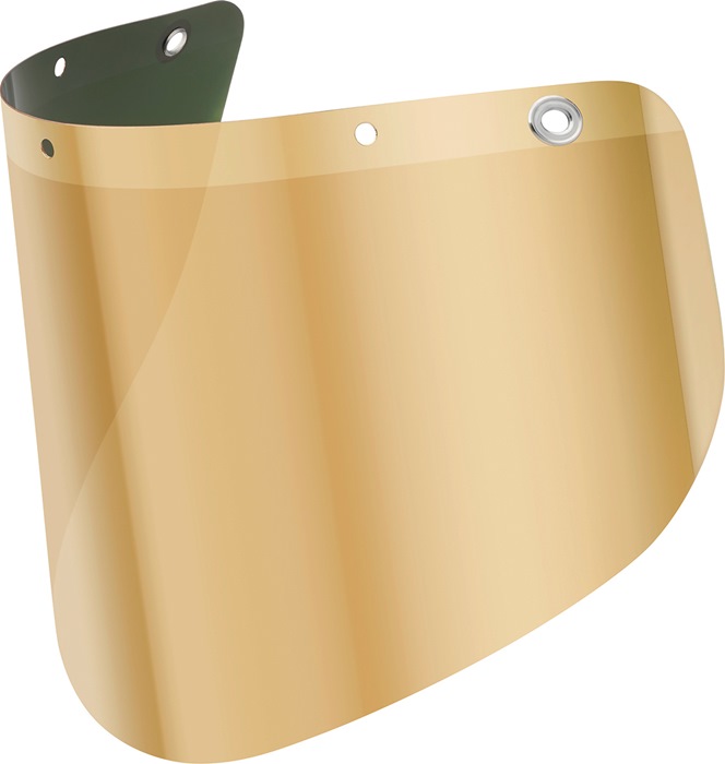 UHLEN Schutzscheibe klar, goldbedampft