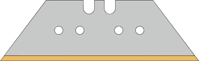 TECWERK Trapezklinge L61xB18,7xS0,65mm