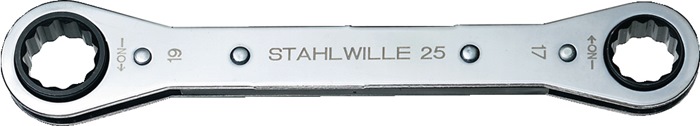 STAHLWILLE Ratschenringschlüssel 25 7x8mm 12-KT.L.109mm Anz.Z.22 STAHLWILLE