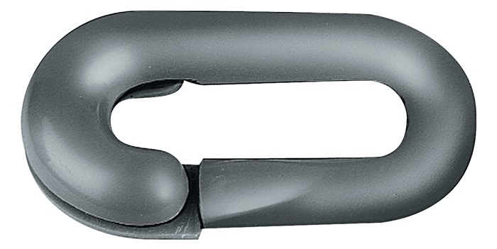 Notglied Kunststoff schwarz 6 mm - Vorteilspack