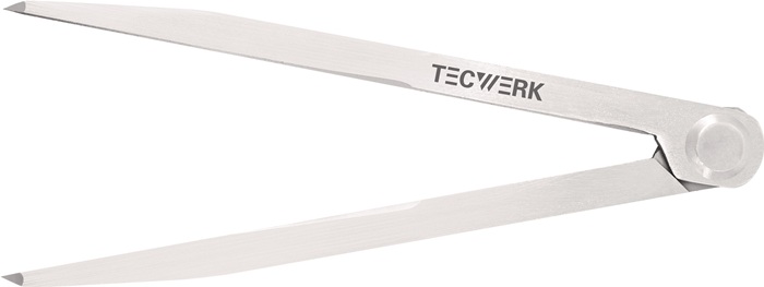 TECWERK Spitzzirkel L.200mm m.Nietscharnier TECWERK