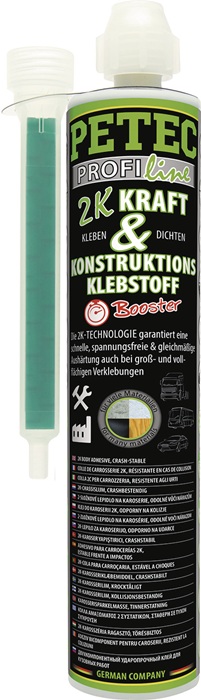 PETEC 2K-Kraft-/Konstruktionsklebstoff 250 ml - Vorteilspack