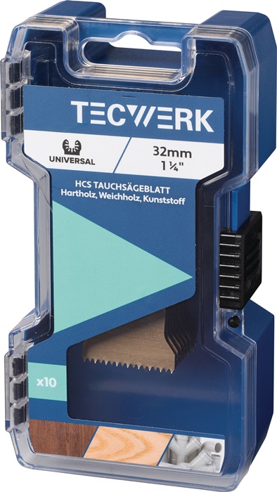 TECWERK Tauchsägeblätter B.32mm Eintauch-T.42mm 10 St.Univ.