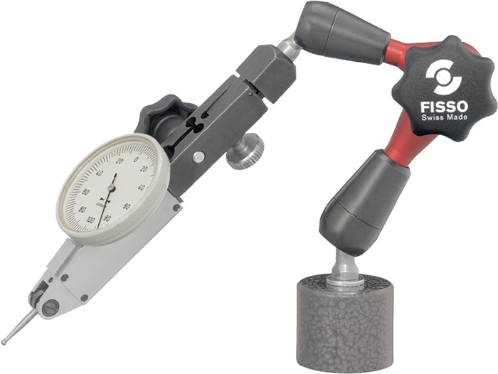 FISSO Magnetmessstativ Aktionsradius 130 mm Gesamthöhe 210 mm