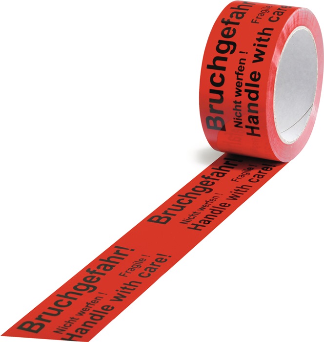 TRANSPAK Warnklebeband PP Bruchgefahr - Vorteilspack