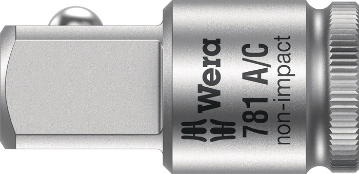 WERA Vergrößerungsstück 781 A 1/4 " Antr.1/4 Zoll Abtrieb 1/2 Zoll L.36,0mm WERA