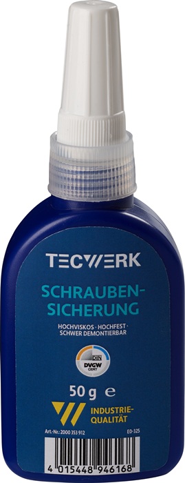 TECWERK Schraubensicherung 50 g - Vorteilspack
