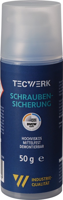 TECWERK Schraubensicherung 50 g - Vorteilspack