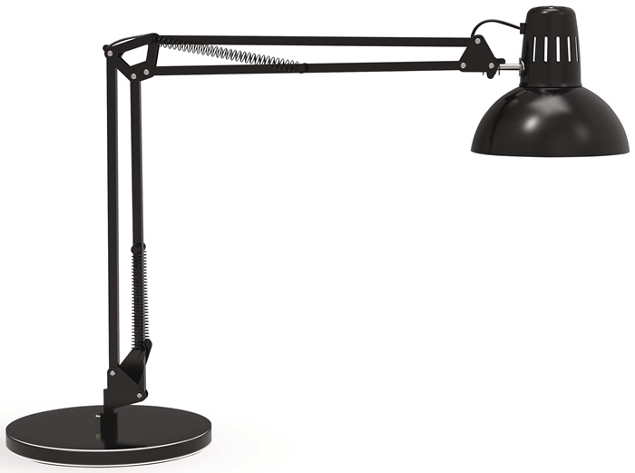 MAUL Schreibtischleuchte Metall schwarz H.49cm Standfuß LED MAUL