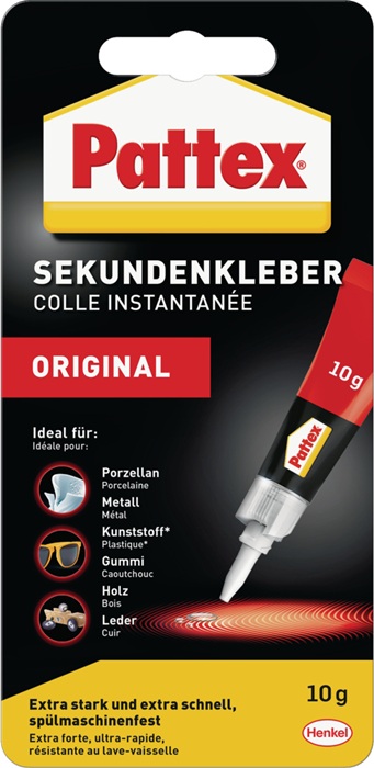 PATTEX Sekundenkleber Classic 10g farblos Tube PATTEX - Vorteilspack