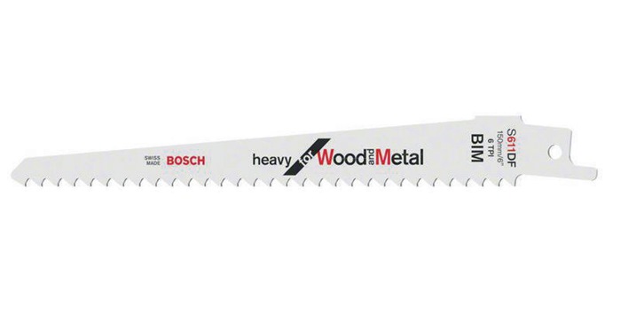 BOSCH Säbelsägeblatt Länge 150 mm Breite 19 mm