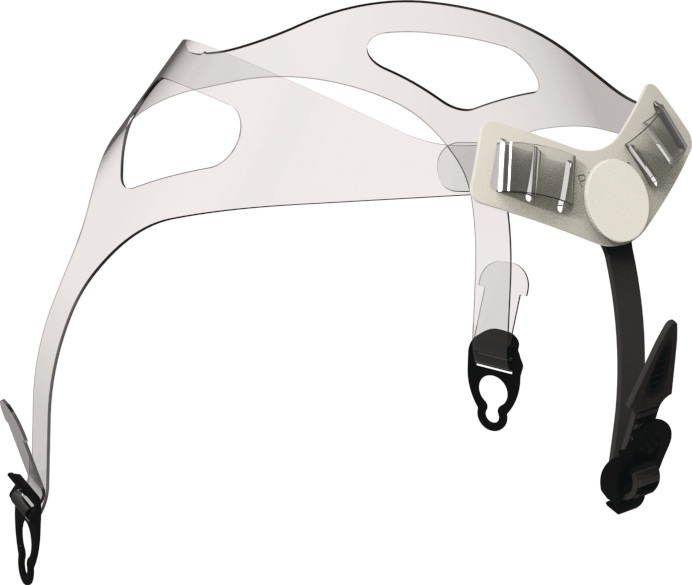 CLEANSPACE Kunststoff-Kopfhalterung optimaler Komfort