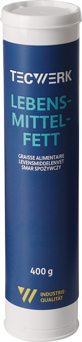TECWERK Lebensmittelfett NSF-H1 naturfarben,hell 400g Kartusche TECWERK - Vorteilspack