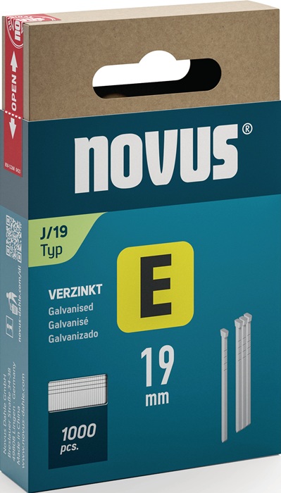 NOVUS Nägel Länge 19 mm Drahtbreite 1,2 mm