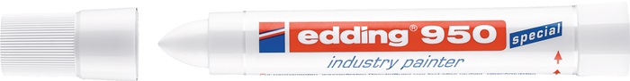 EDDING Industrie-Pastenmarker weiß - Vorteilspack