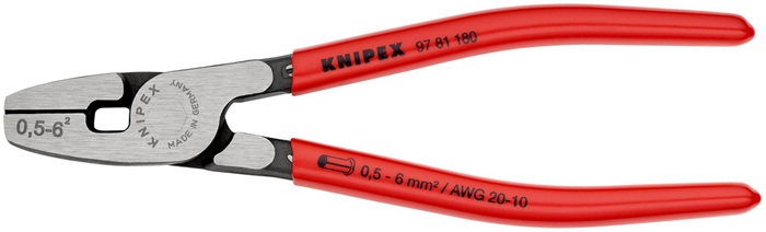 KNIPEX Aderendhülsenzange Gesamtlänge 180 mm