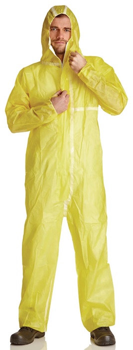 DS SafetyWear Chemikalienschutzoverall ProSafe® 4 Gr.L gelb PSA III DS SafetyWear