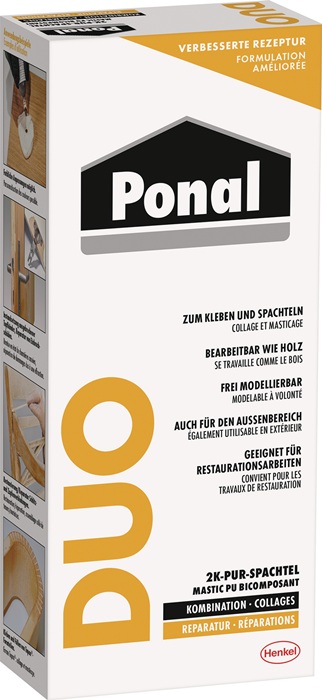 PONAL 2K-PUR-Spachtel DIN EN 204, D4 - Vorteilspack