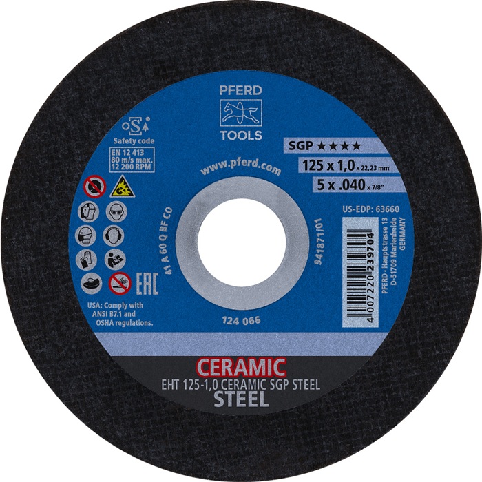 PFERD TOOLS Trennscheibe D125x1mm gerade - Vorteilspack