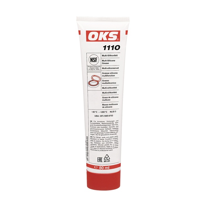 OKS Multi-Silikonfett OKS 1110 NSF H1 transp.80ml Tube OKS