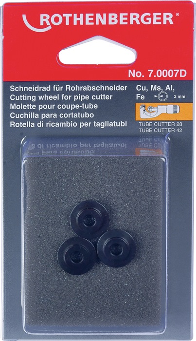 ROTHENBERGER Ersatzschneidrad Schneidrad-D.3-42mm Schnitt-T.2,5mm ROTHENBERGER