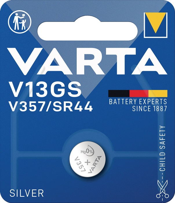 VARTA Knopfzelle 1,55 V 125 mAh - Vorteilspack