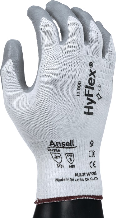 ANSELL Handschuhe Größe 10 weiß/grau - Vorteilspack
