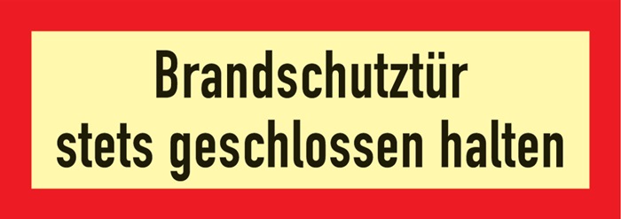 Brandschutzzeichen L297xB105 mm - Vorteilspack
