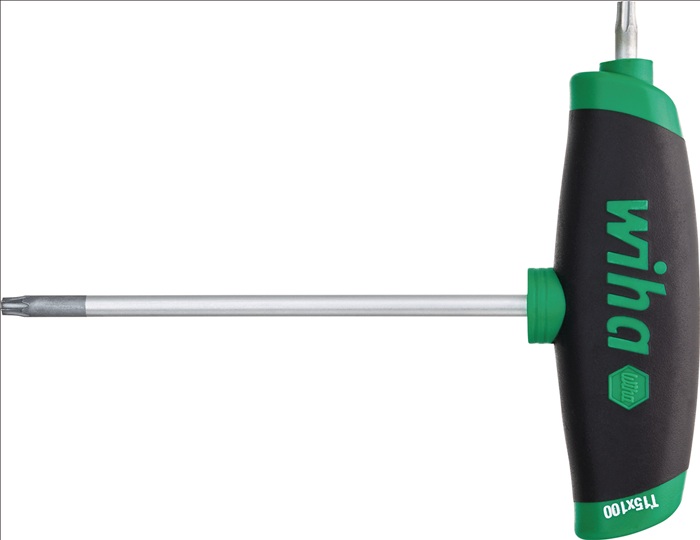 WIHA Schraubendreher m.Quergr.364DS T10x100mm TORX® m.Seitenabtr.WIHA