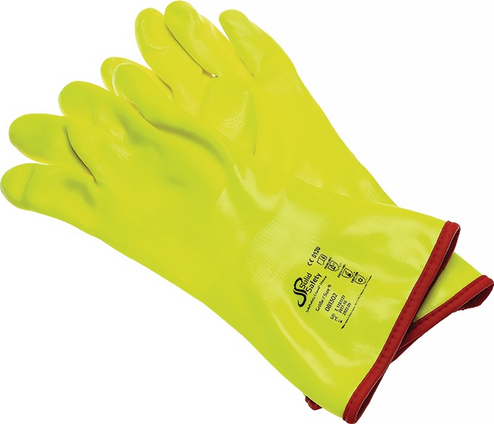 AMPRI Chemikalienhandschuhe Größe 10 gelb