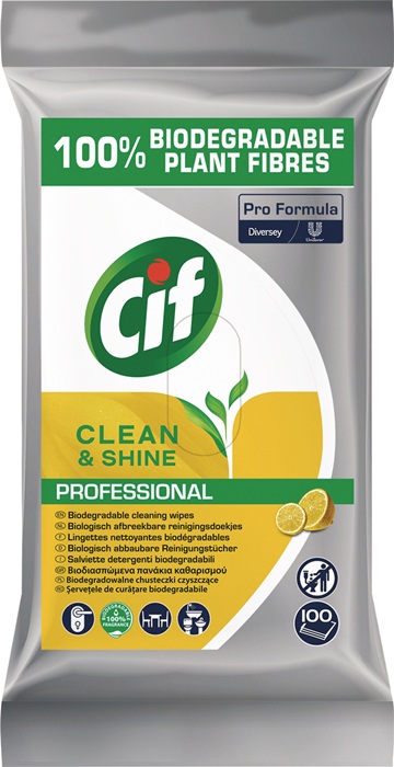 CIF Reinigungstuch Einwegprodukt 4 Pack á 100 Tücher