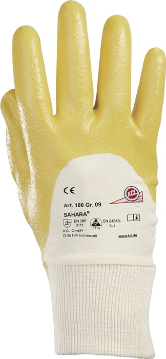 HONEYWELL Handschuhe Sahara 100 Gr.7 gelb BW-Trikot m.Nitril EN 388 PSA II HONEYWELL - Vorteilspack