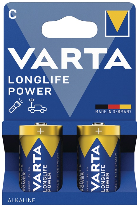 VARTA Batterie 1,5 V C-AM2-Baby 7800 mAh - Vorteilspack