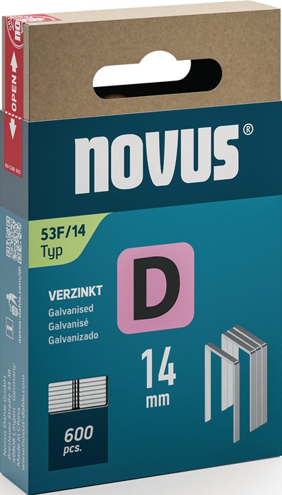 NOVUS Flachdrahtklammer B11,3xL14mm
