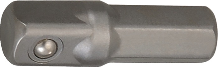 TECWERK Adapter Antriebs-6-KT.1/4 Zoll Abtriebs-4-KT.1/4 Zoll L.25mm TECWERK