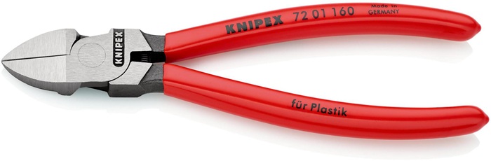 KNIPEX Seitenschneider für Kunststoffe Länge 160 mm