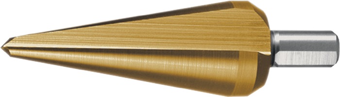 RUKO Blechschälbohrer Bohrber.5-25,4mm HSS TiN Gesamt-L.87mm Z.2 RUKO