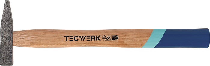 TECWERK Schlosserhammer 100g Stiel-L.260mm Hickory TECWERK