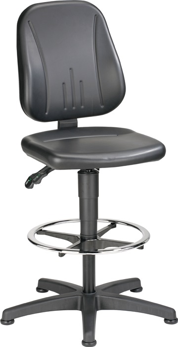 BIMOS Arbeitsdrehstuhl Bodengleiter + Fußring