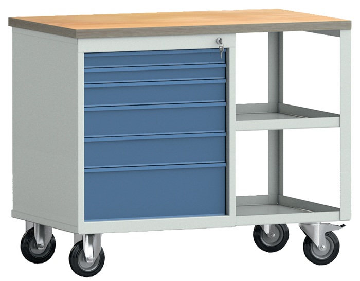 KLW-LUTZ BETRIEBSEINRICHTUNGEN Werkbank B1000xT620xH805mm Buche Multiplex