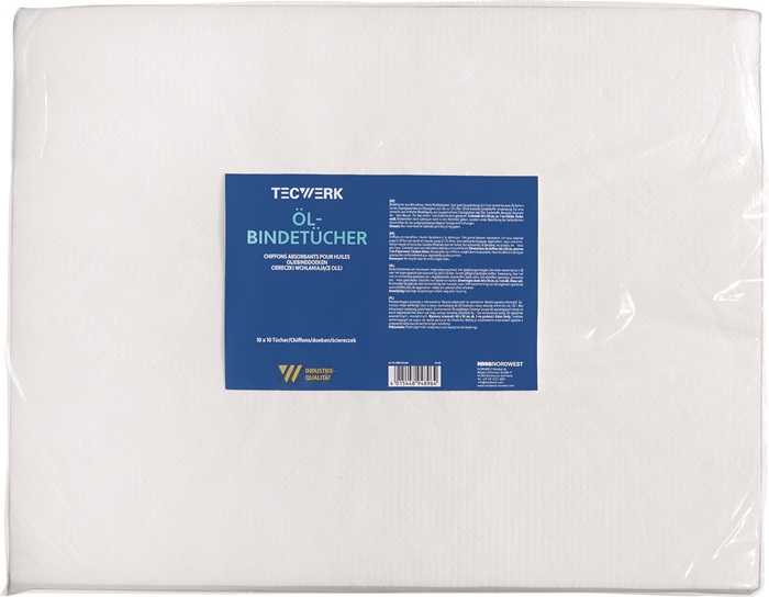 TECWERK Ölbindetücher L.40cm B.50cm S.1cm 10x10 Tü.Krt.TECWERK